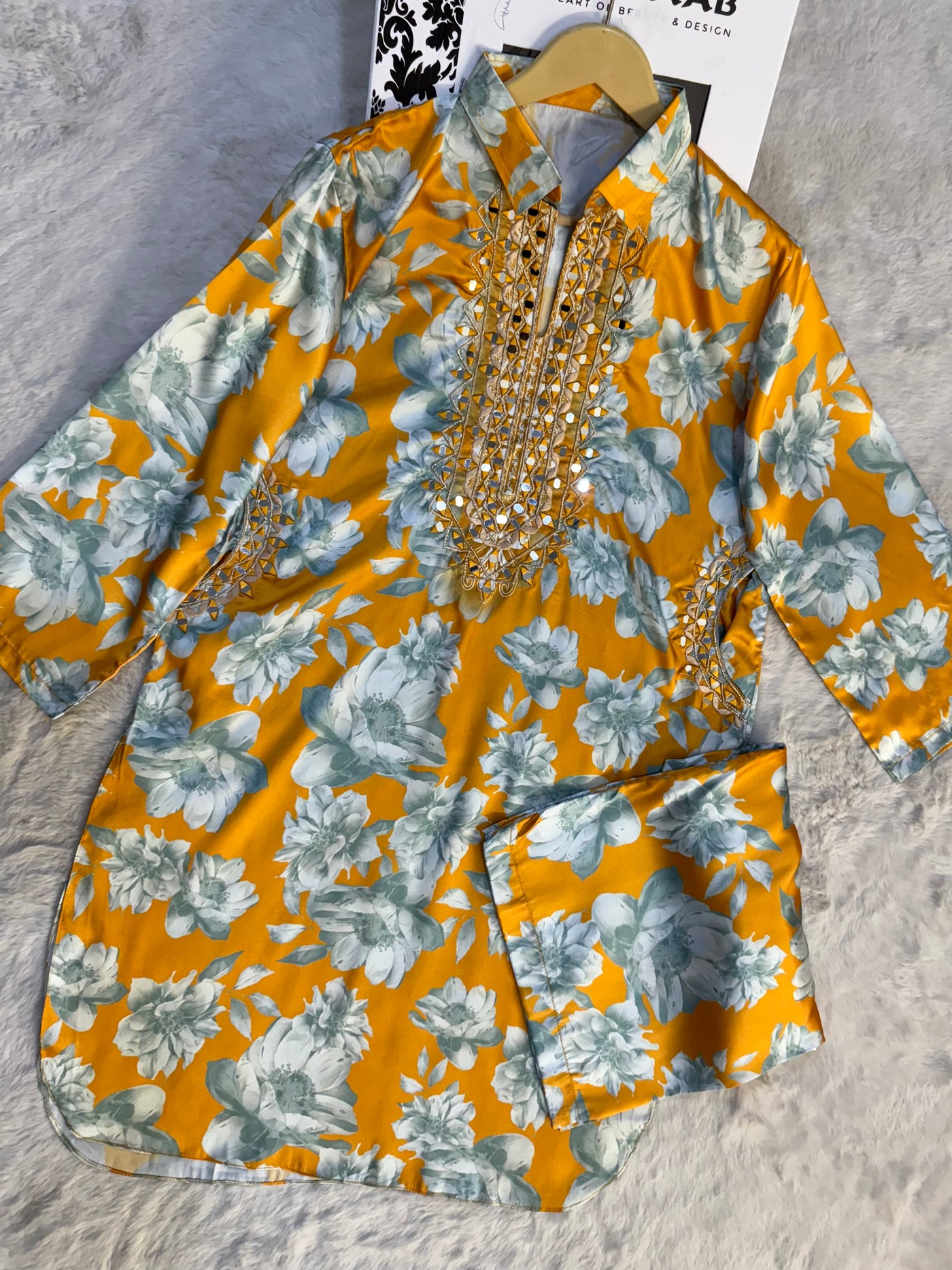 SMR3204- Readymade Silk 2 Piece Suit - Memsaab Online