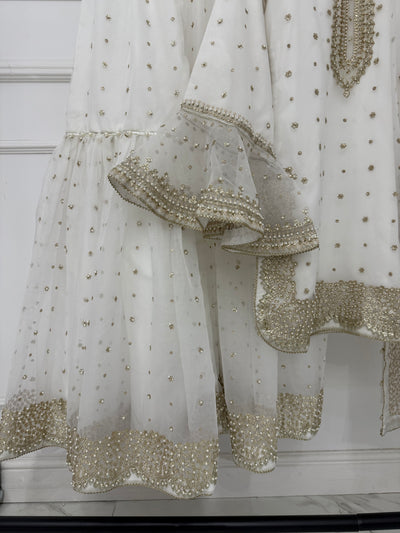 SRB3231 - White - Sehrish B Design 2025 - Memsaab Online