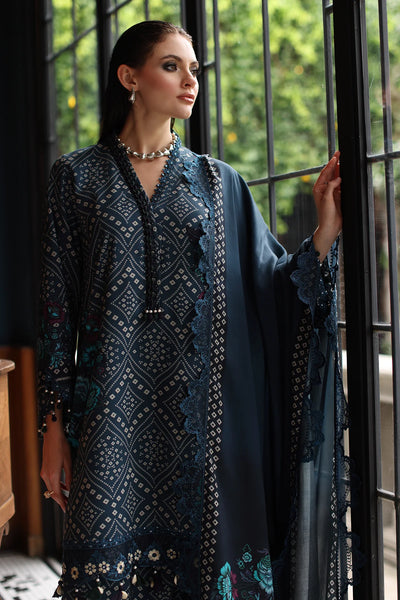 CCW6-20-Unstitched Embroidered Linen Collection 2025 - Memsaab Online