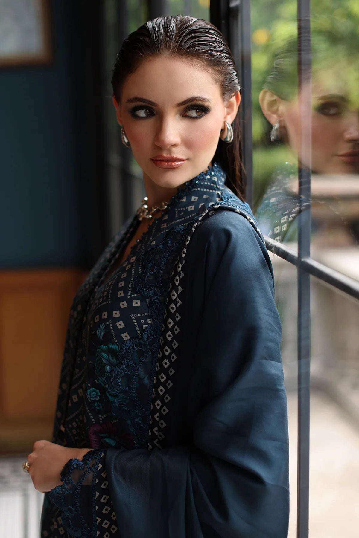 CCW6-20-Unstitched Embroidered Linen Collection 2025 - Memsaab Online