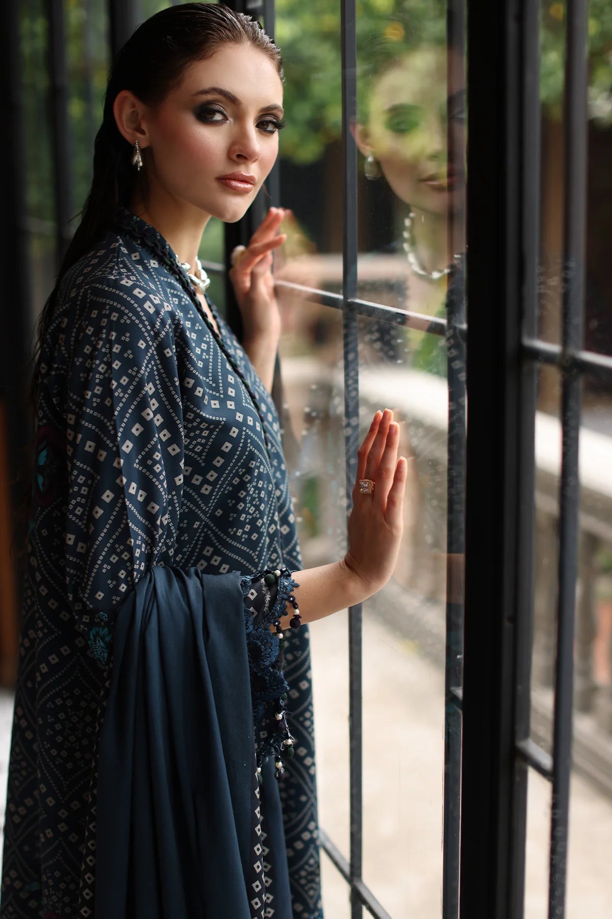 CCW6-20-Unstitched Embroidered Linen Collection 2025 - Memsaab Online