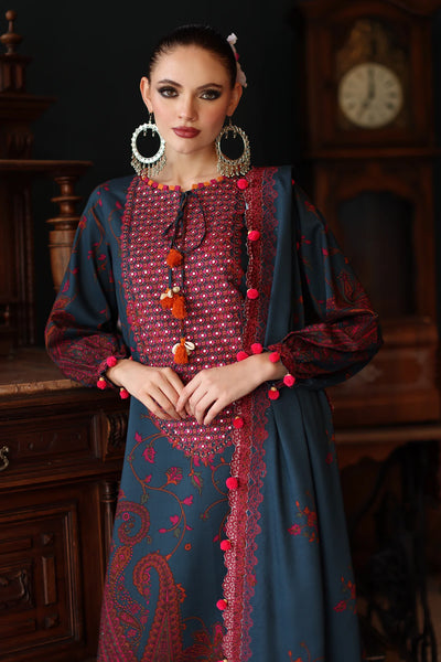 ANW6-04 CHARIZMA 3-PC Unstitched Embroidered Linen Collection 2025 - Memsaab Online