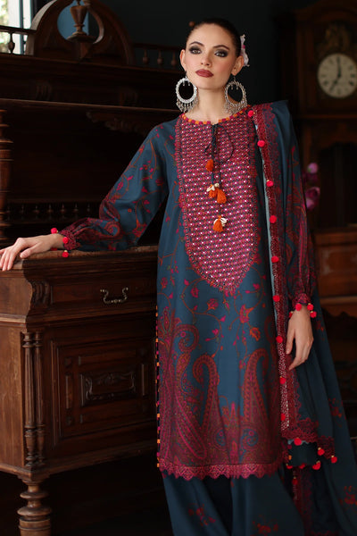 ANW6-04 CHARIZMA 3-PC Unstitched Embroidered Linen Collection 2025 - Memsaab Online