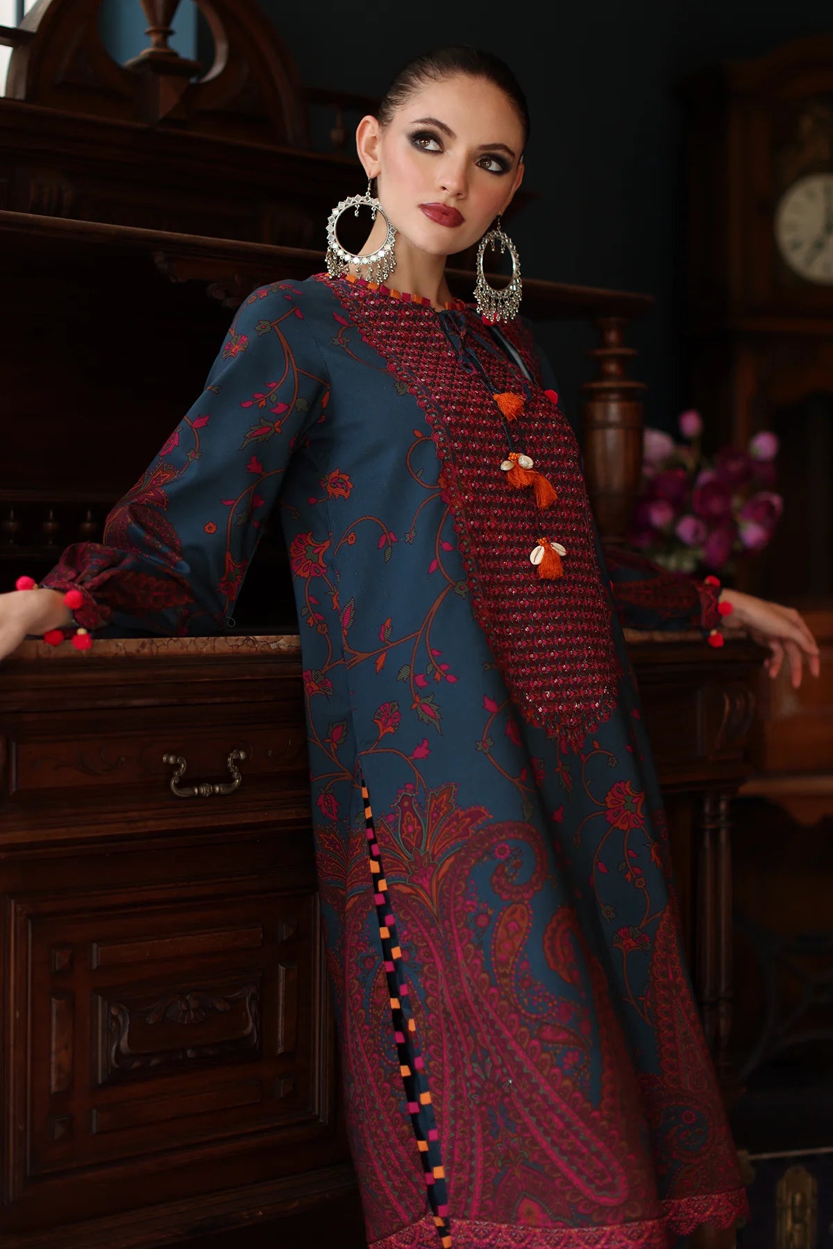 ANW6-04 CHARIZMA 3-PC Unstitched Embroidered Linen Collection 2025 - Memsaab Online