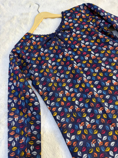 SLMN-14 Readymade Khaddar Co-ord - Memsaab Online