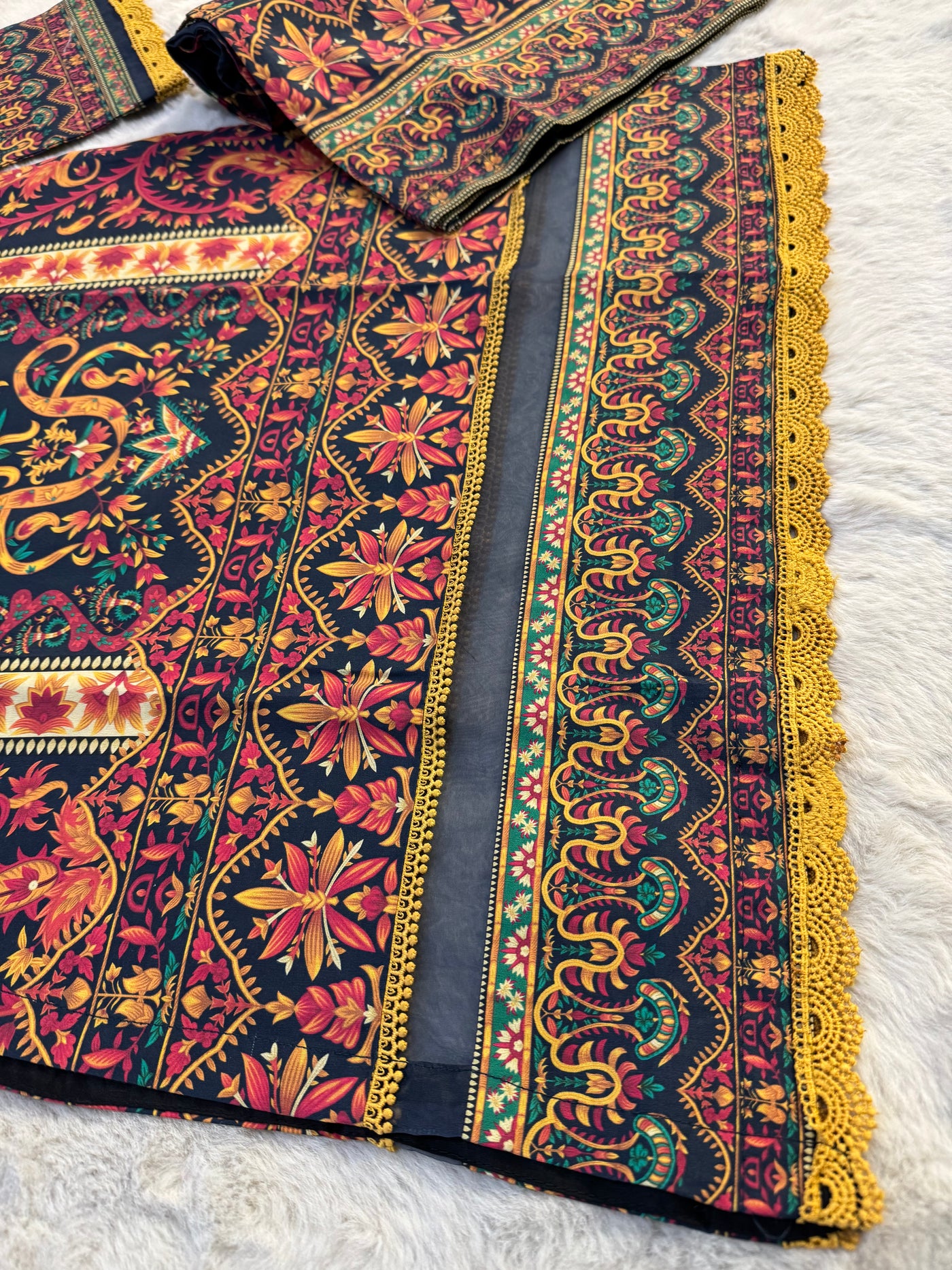 MSH-3010 - Readymade - Cotton Suit 2024 - Memsaab Online