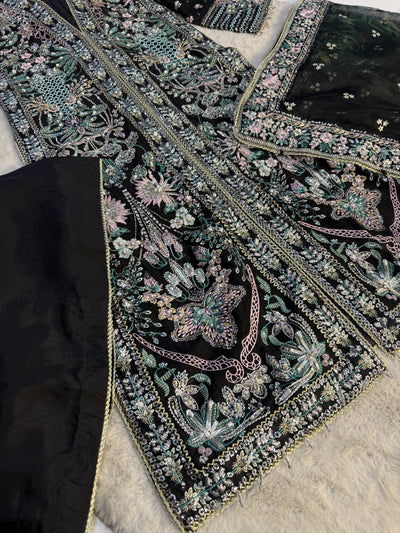 AYLN-05 NOIR SILKSTONE Readymade Collection by AYLIN 2025 - Memsaab Online