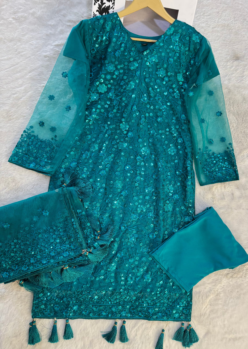 SN21 - Readymade - Sea Green Net Outfit