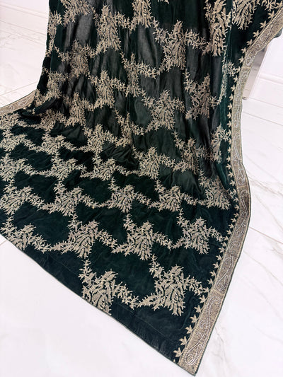 SMV102 Embroidered Velvet Shawl
