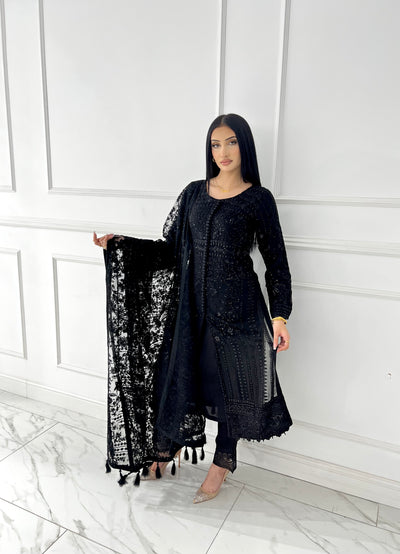 PS1664 Readymade Chiffon Suit - Memsaab Online