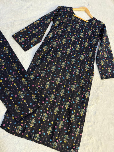 SLMN-16 Readymade Khaddar Co-ord - Memsaab Online