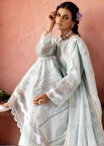 AHU - Unstitched - Brocade Embroidered Lawn Collection 2023 - Memsaab Online