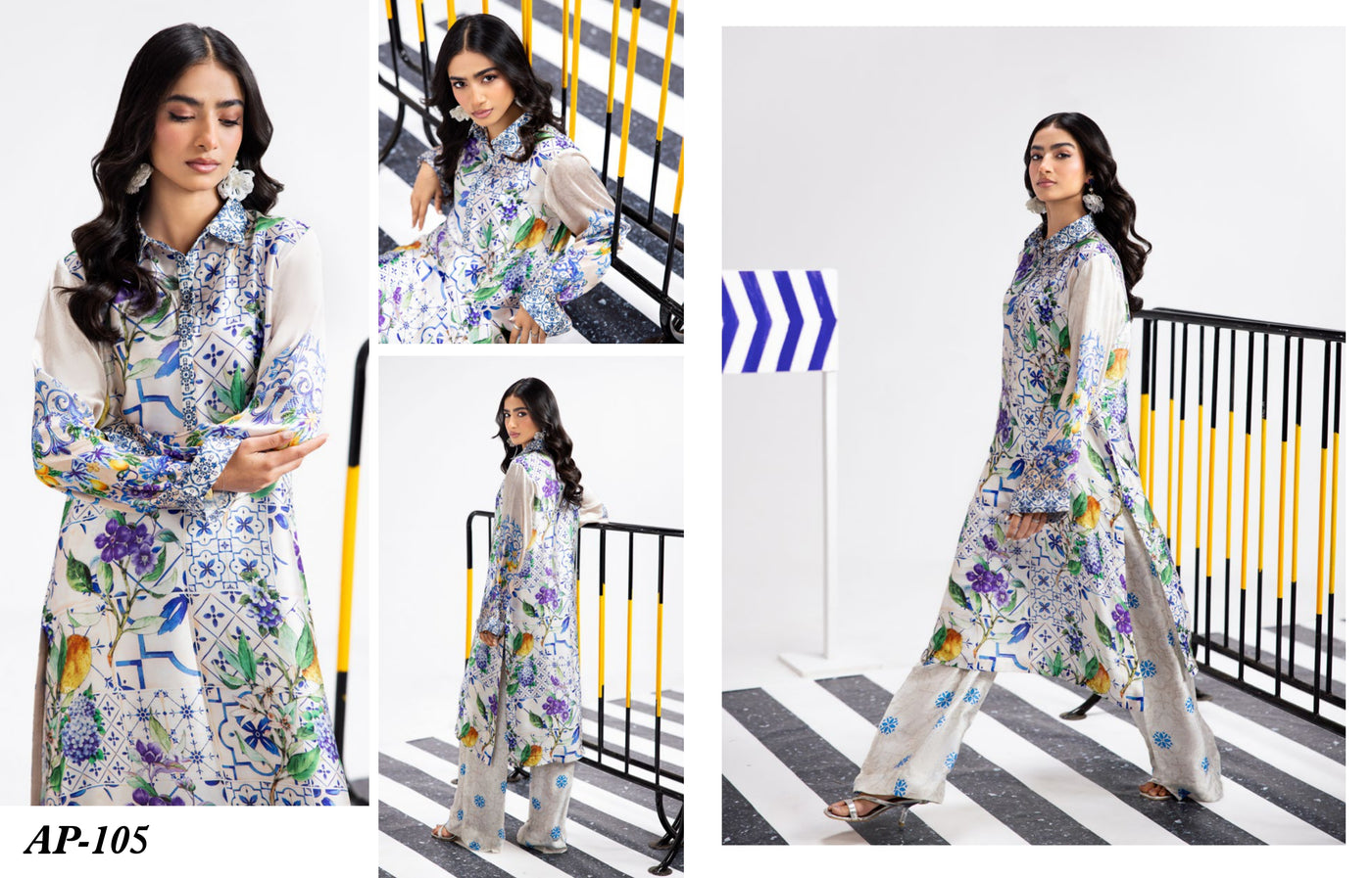 AP105 Afsana - Silk Print Edit - Memsaab Online