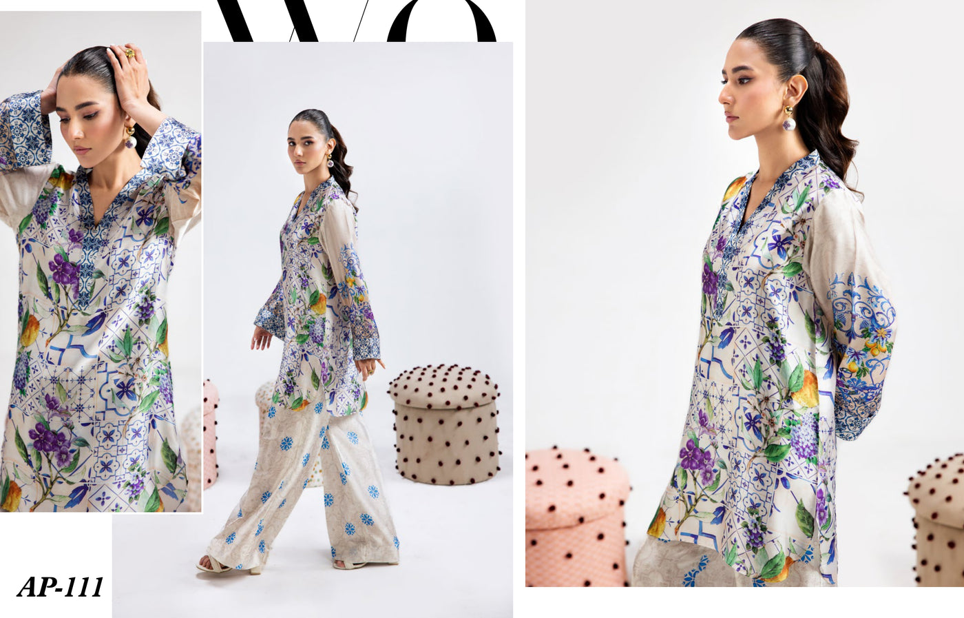 AP111 Afsana - Silk Print Edit - Memsaab Online