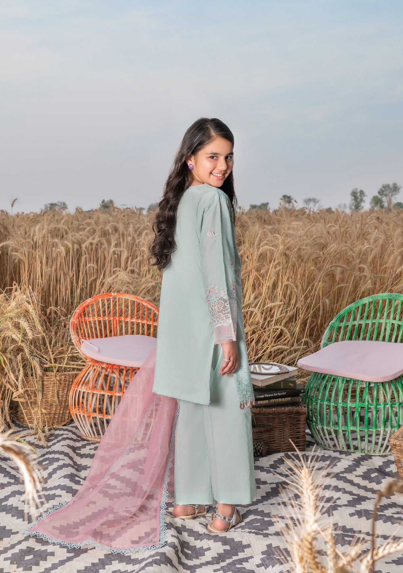 AL-1042 Readymade Kids Suit by Ally's 2025 - Memsaab Online