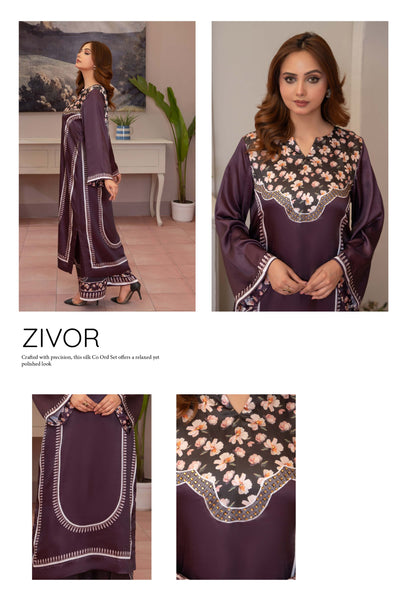 RNY-05 - PARWEEN - Aura Silk Co-ord - Memsaab Online
