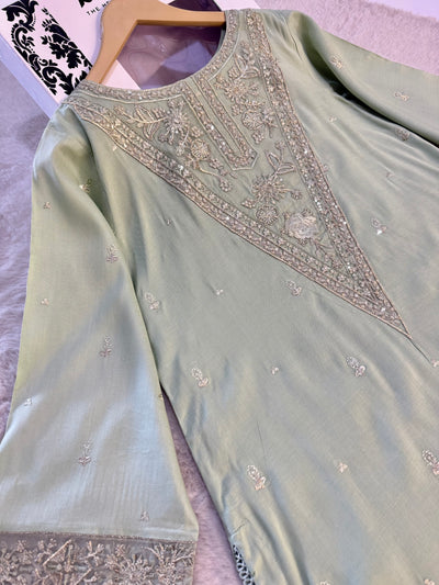 ATR-1167- Readymade Sehrish B Lux Cotton - Memsaab Online