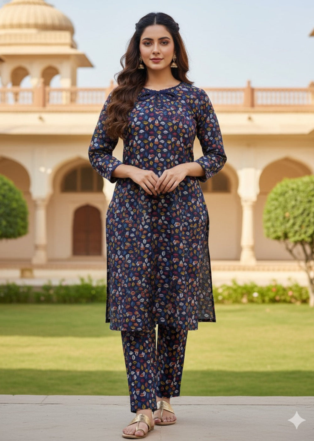 SLMN-14 Readymade Khaddar Co-ord - Memsaab Online