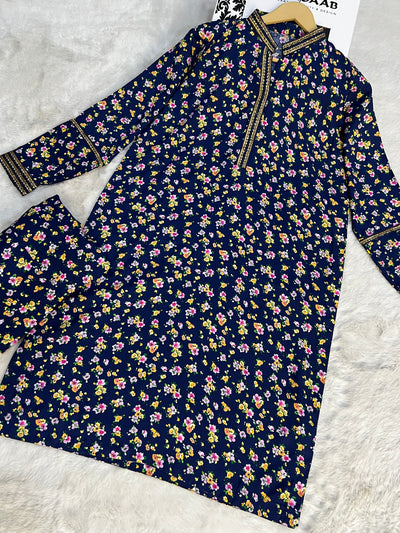 SN15 - Readymade - 2 Piece Linen Outfit 2025 - Memsaab Online
