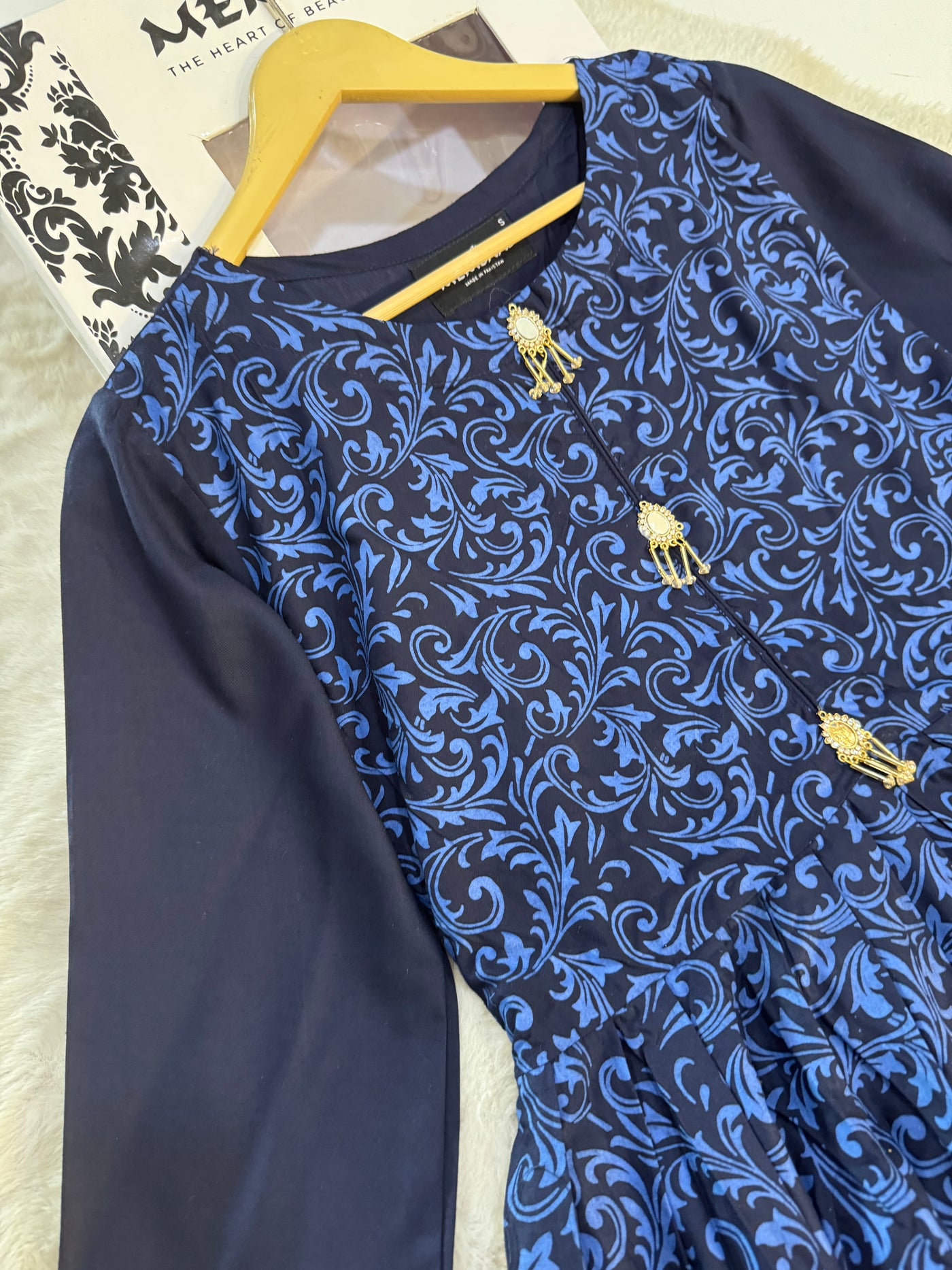 HK104 - Navy - Readymade Linen outfit