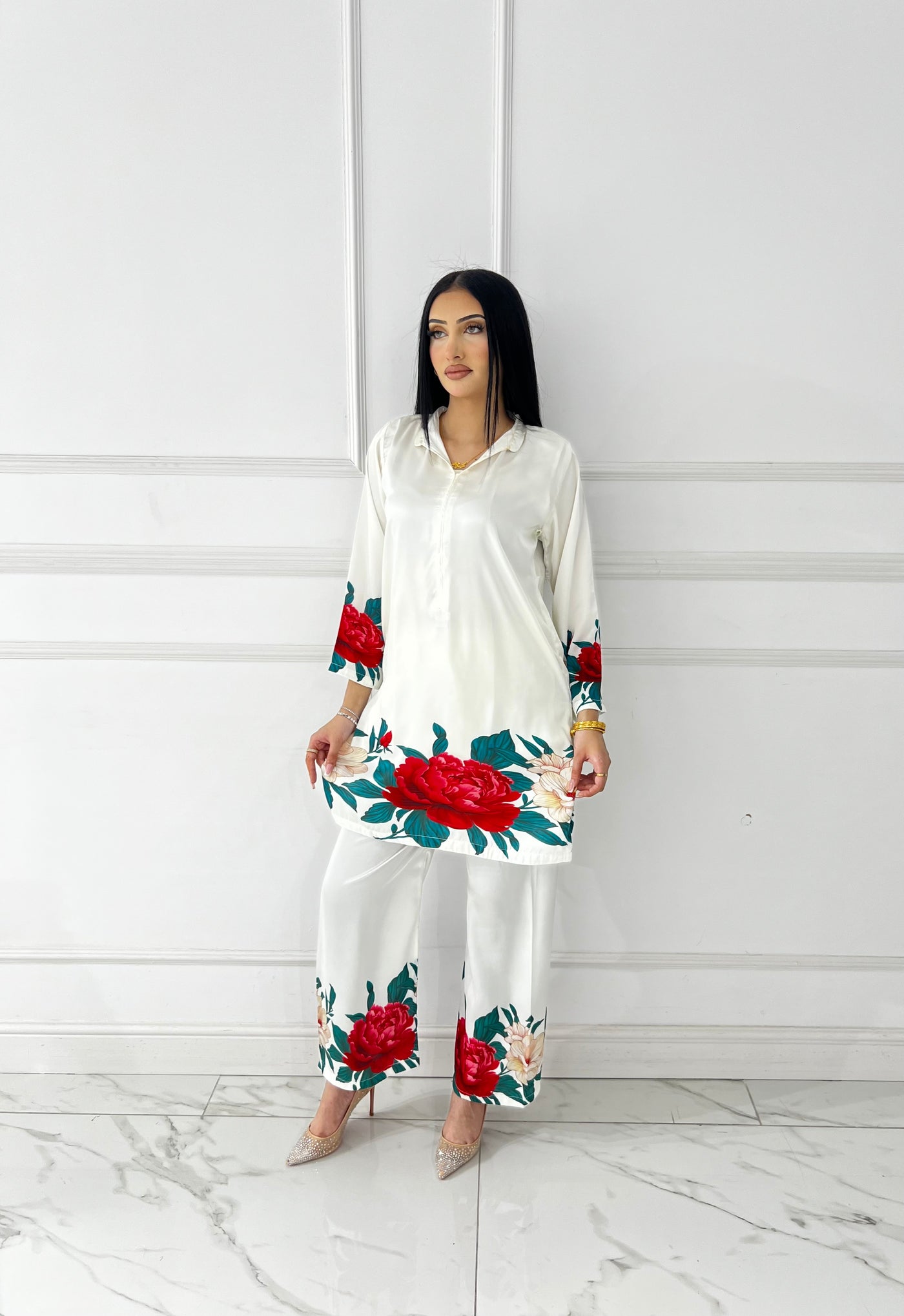 RBY-114-Readymade - Silk Suit 2025 - Memsaab Online