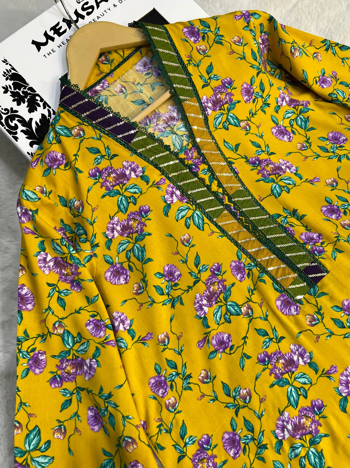 SN15 - Readymade - 2 Piece Linen Outfit 2025 - Memsaab Online