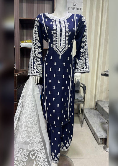 BPH-06 - Blue - Readymade Posh Suit 2024 - Memsaab Online