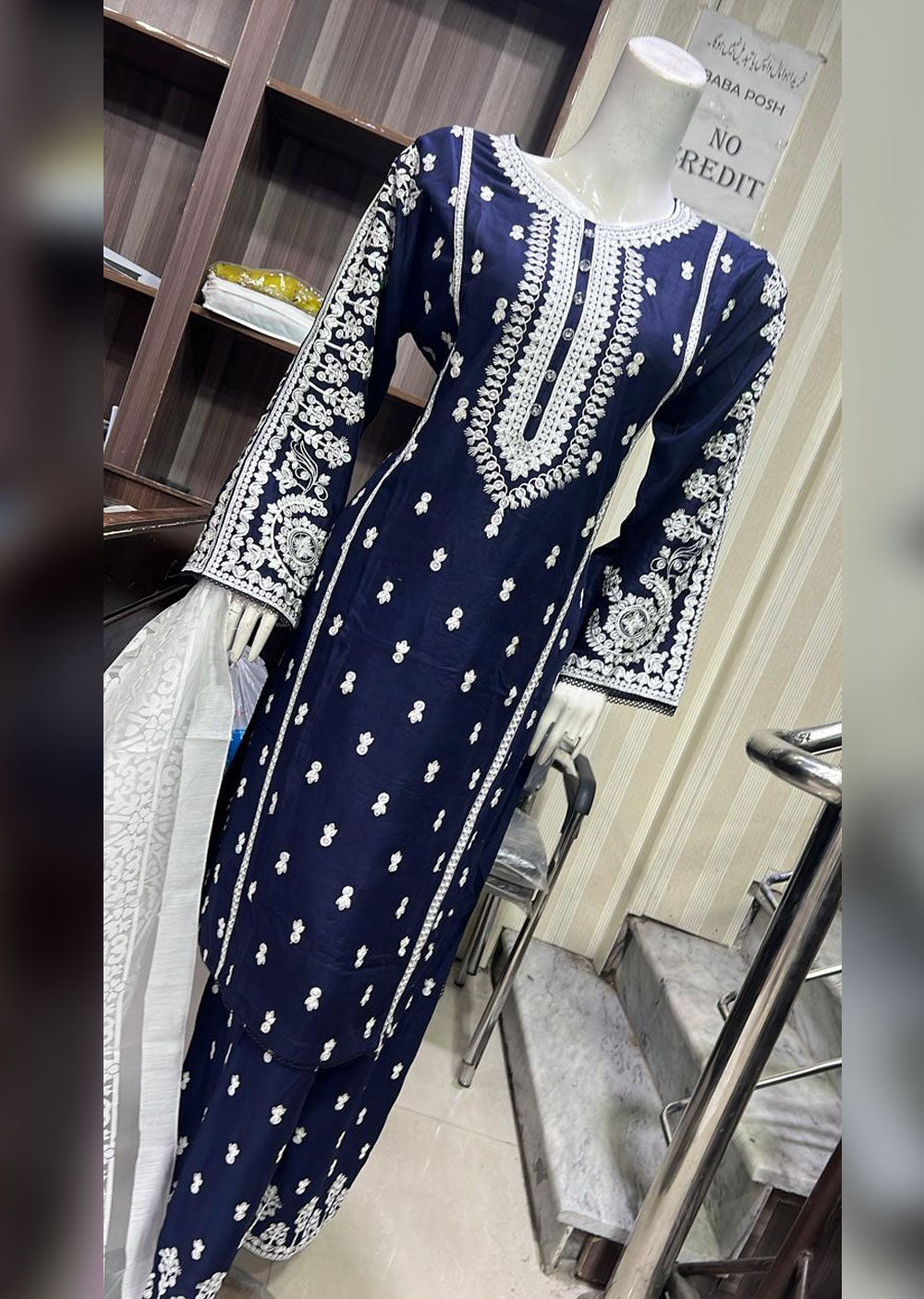 BPH-06 - Blue - Readymade Posh Suit 2024 - Memsaab Online