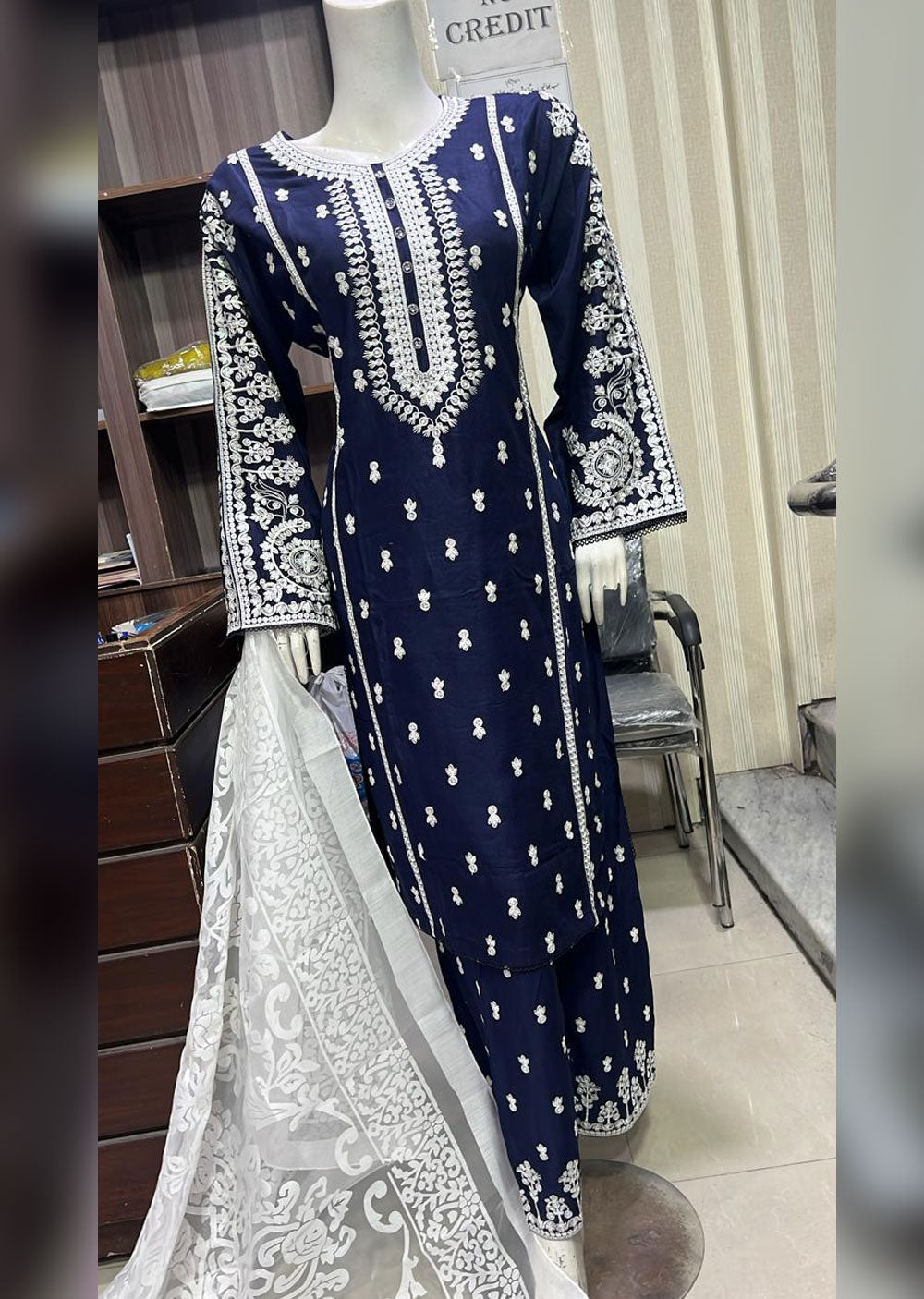 BPH-06 - Blue - Readymade Posh Suit 2024 - Memsaab Online