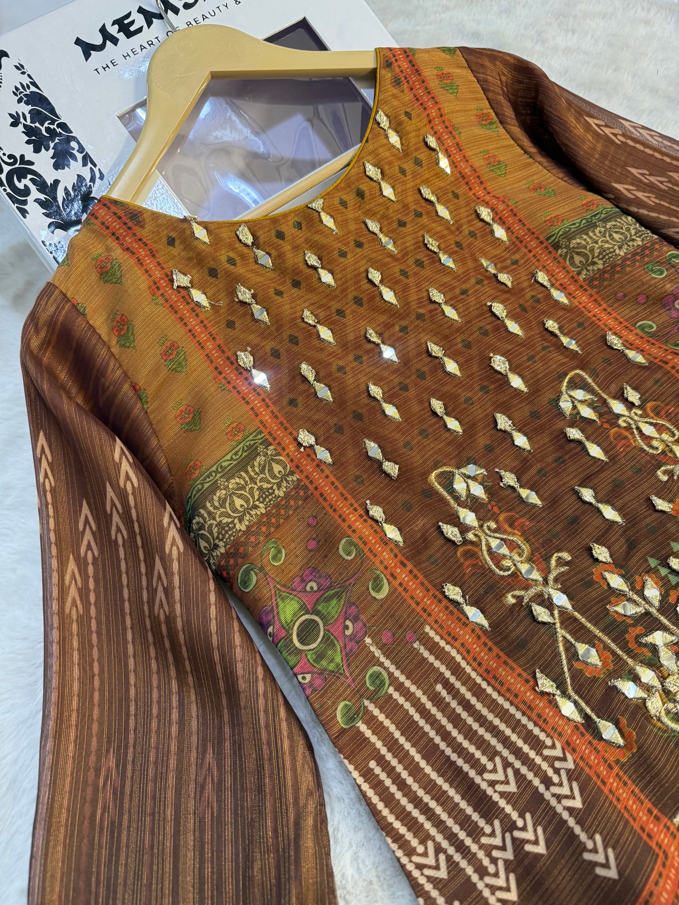 SN24 - Readymade - 3 Piece Masuri Outfit - Memsaab Online