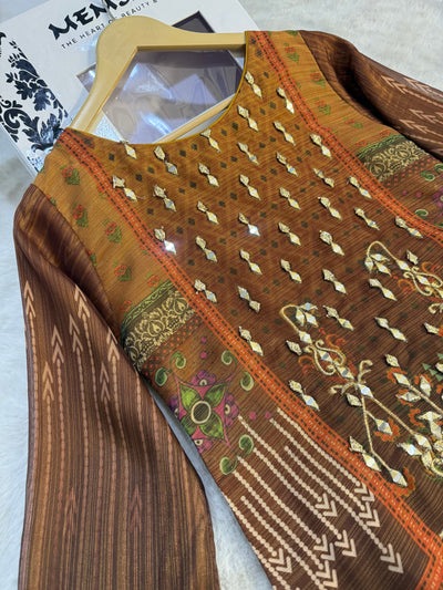 SN24 - Readymade - 3 Piece Masuri Outfit - Memsaab Online