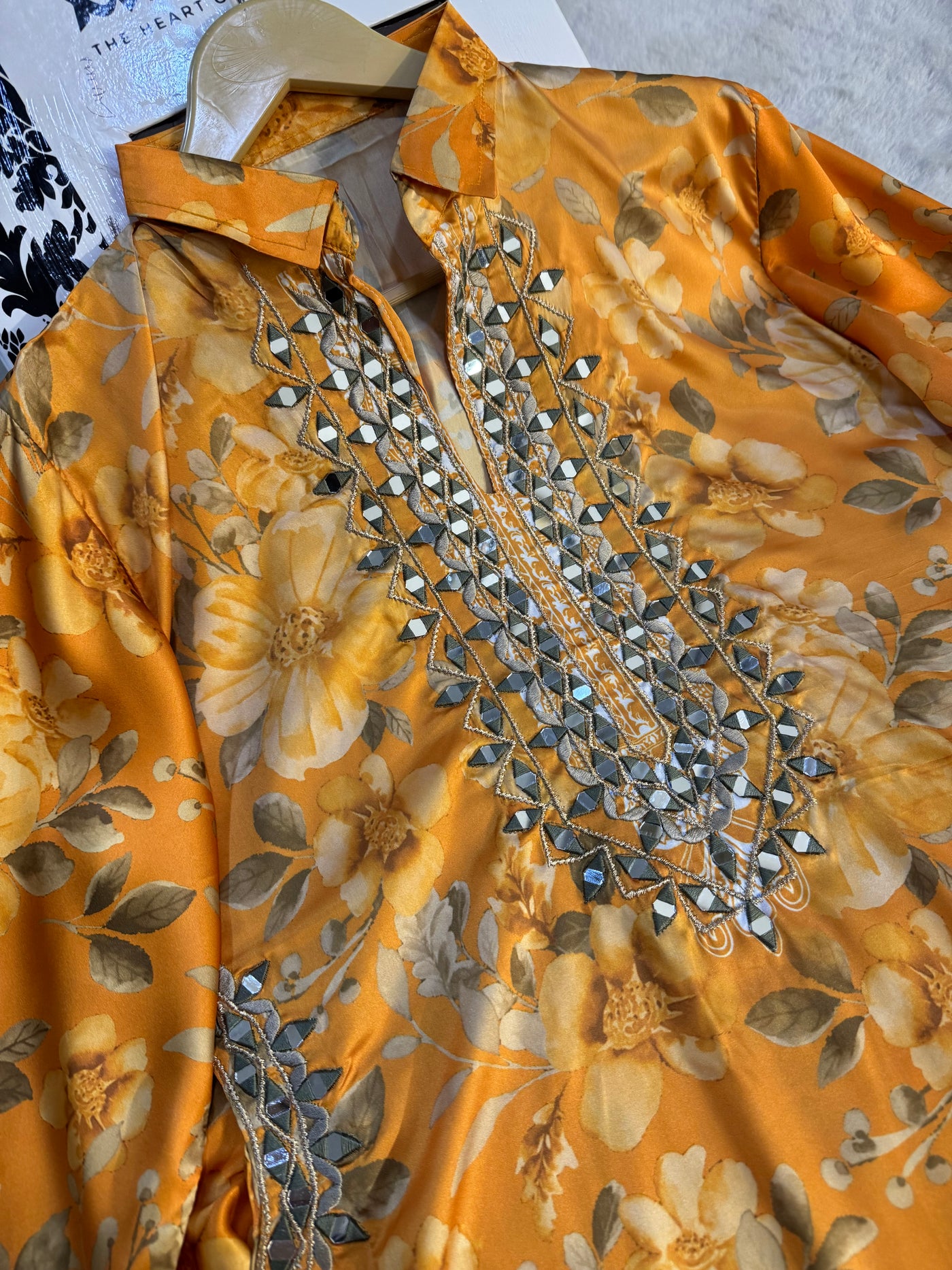 SMR3204- Readymade Silk 2 Piece Suit - Memsaab Online