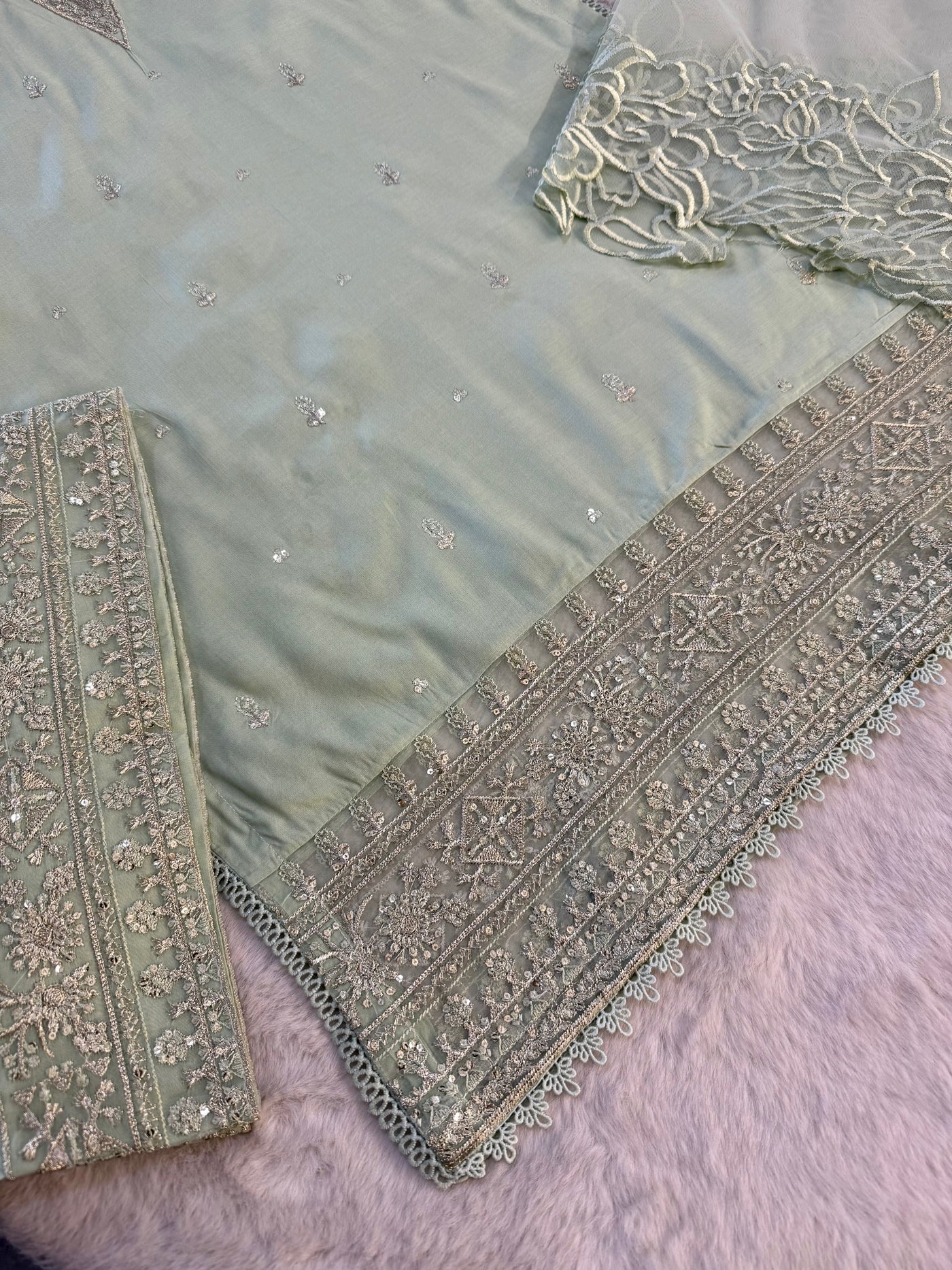 ATR-1167- Readymade Sehrish B Lux Cotton - Memsaab Online