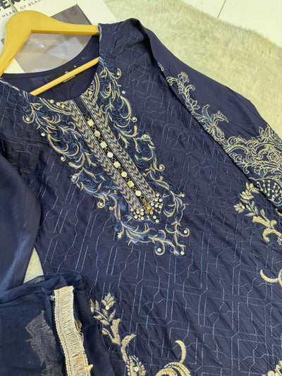 HK102 - Readymade Linen outfit - Memsaab Online