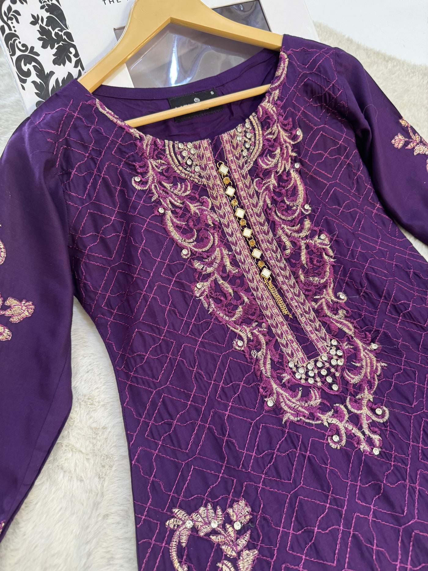 HK102 - Readymade Linen outfit - Memsaab Online