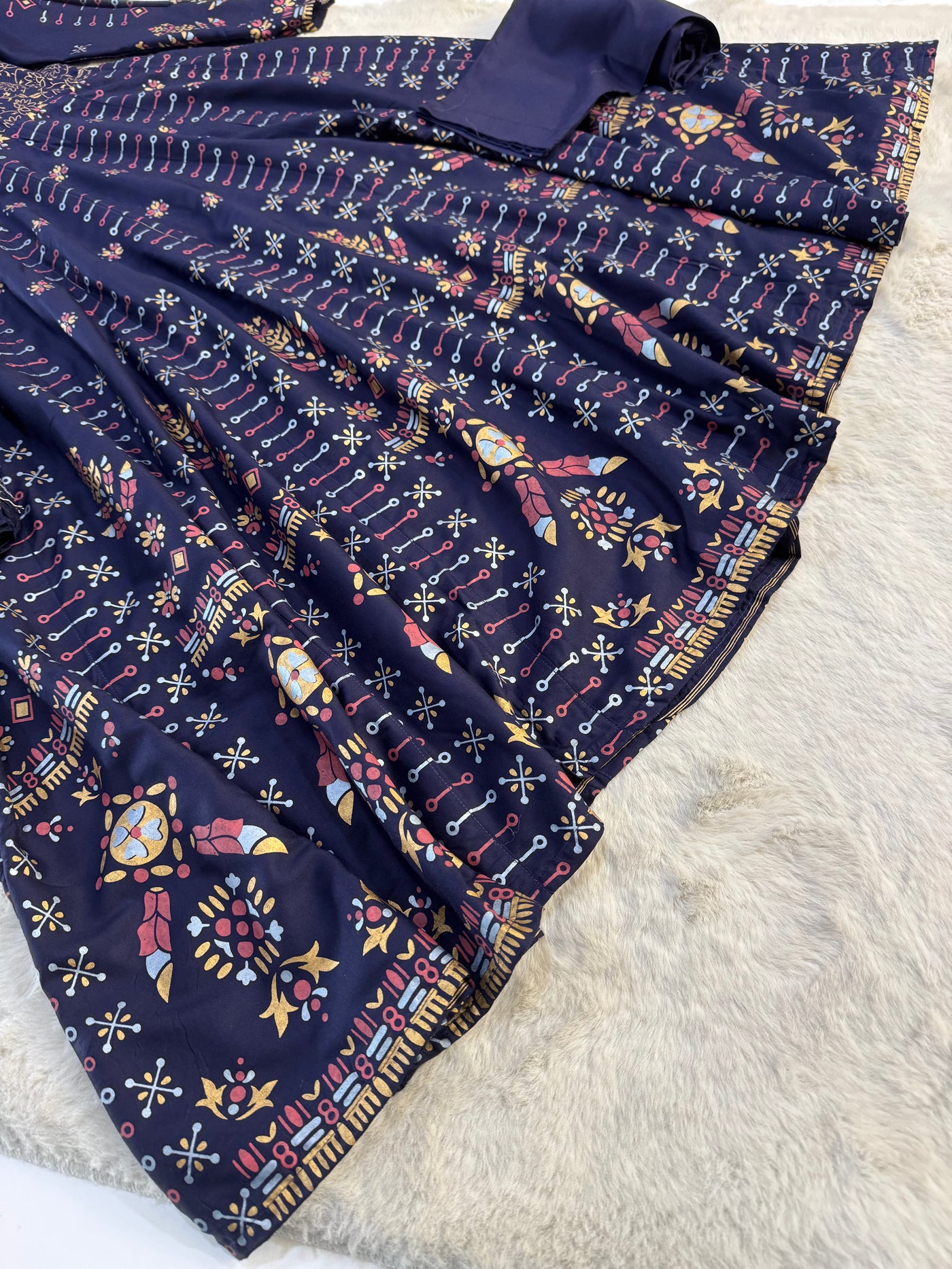 HK116 - Readymade Linen Outfit - Memsaab Online