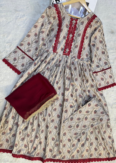 HSS-1124 - Readymade Heeras Suit - Memsaab Online