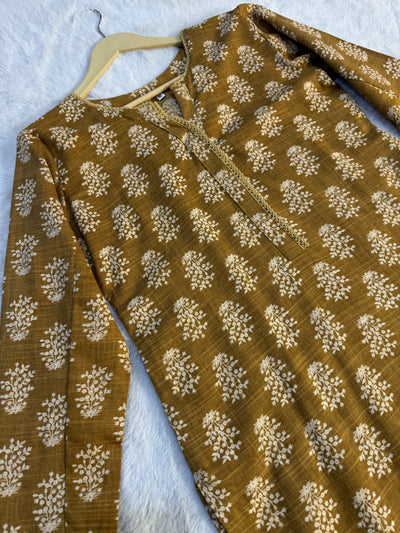 SLMN-17 Readymade Khaddar Co-ord - Memsaab Online