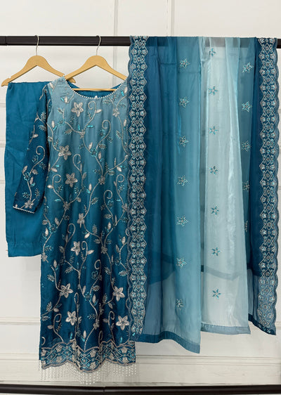 ASBC04 Silk Cutdana Outfit - Memsaab Online