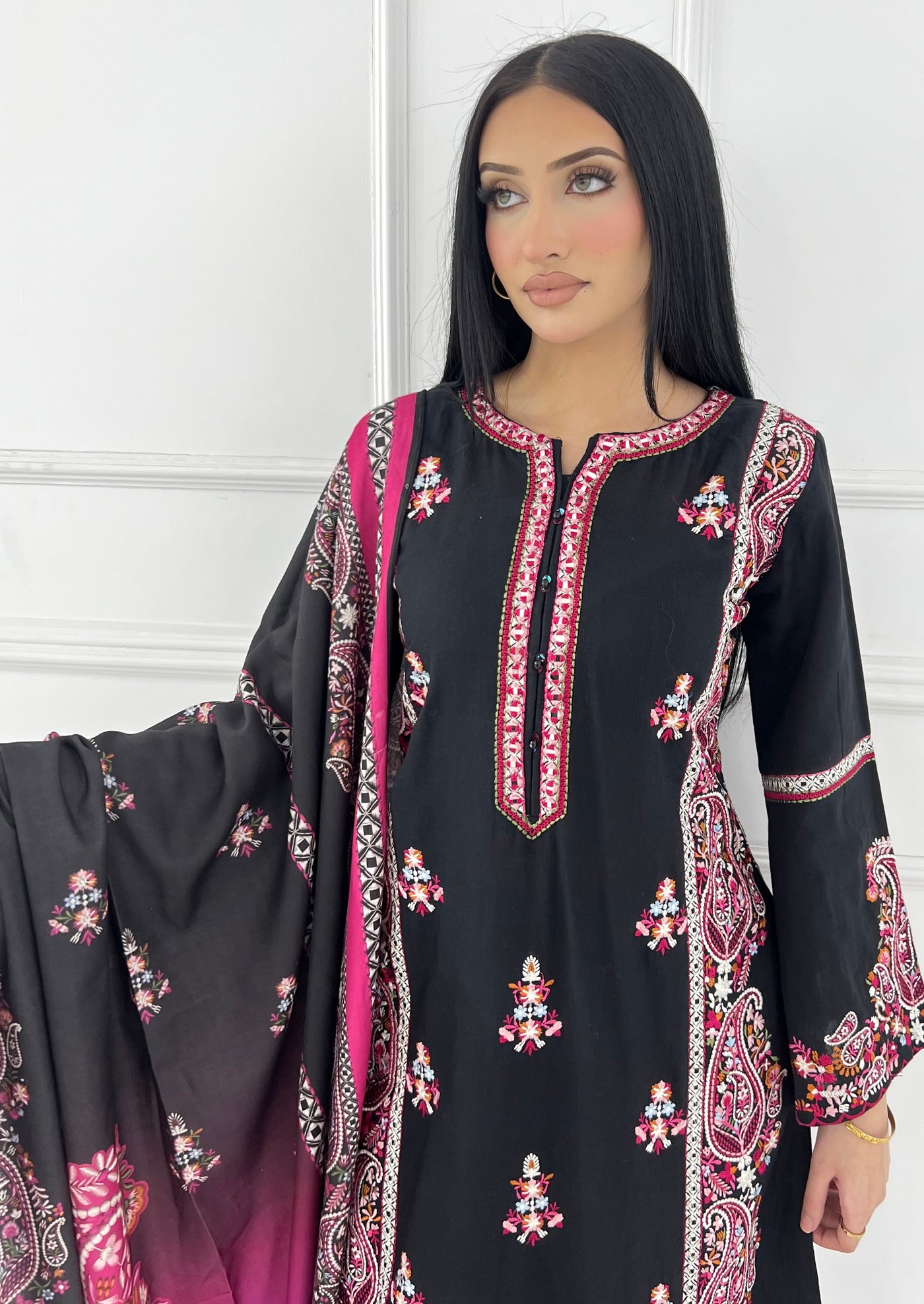 MSBMT42 - Readymade Khaddar Outift - Memsaab Online