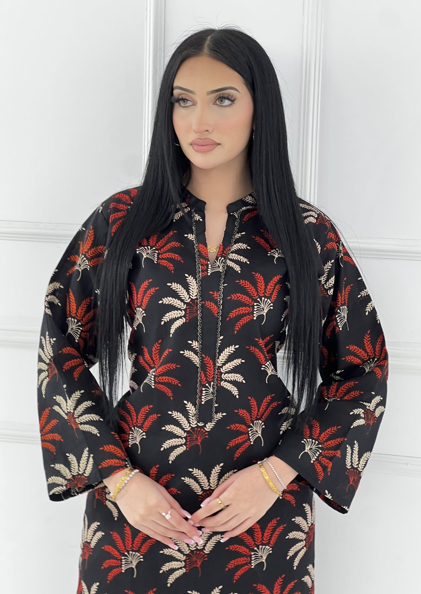 SLMN-47 Readymade Khaddar Co-ord - Memsaab Online