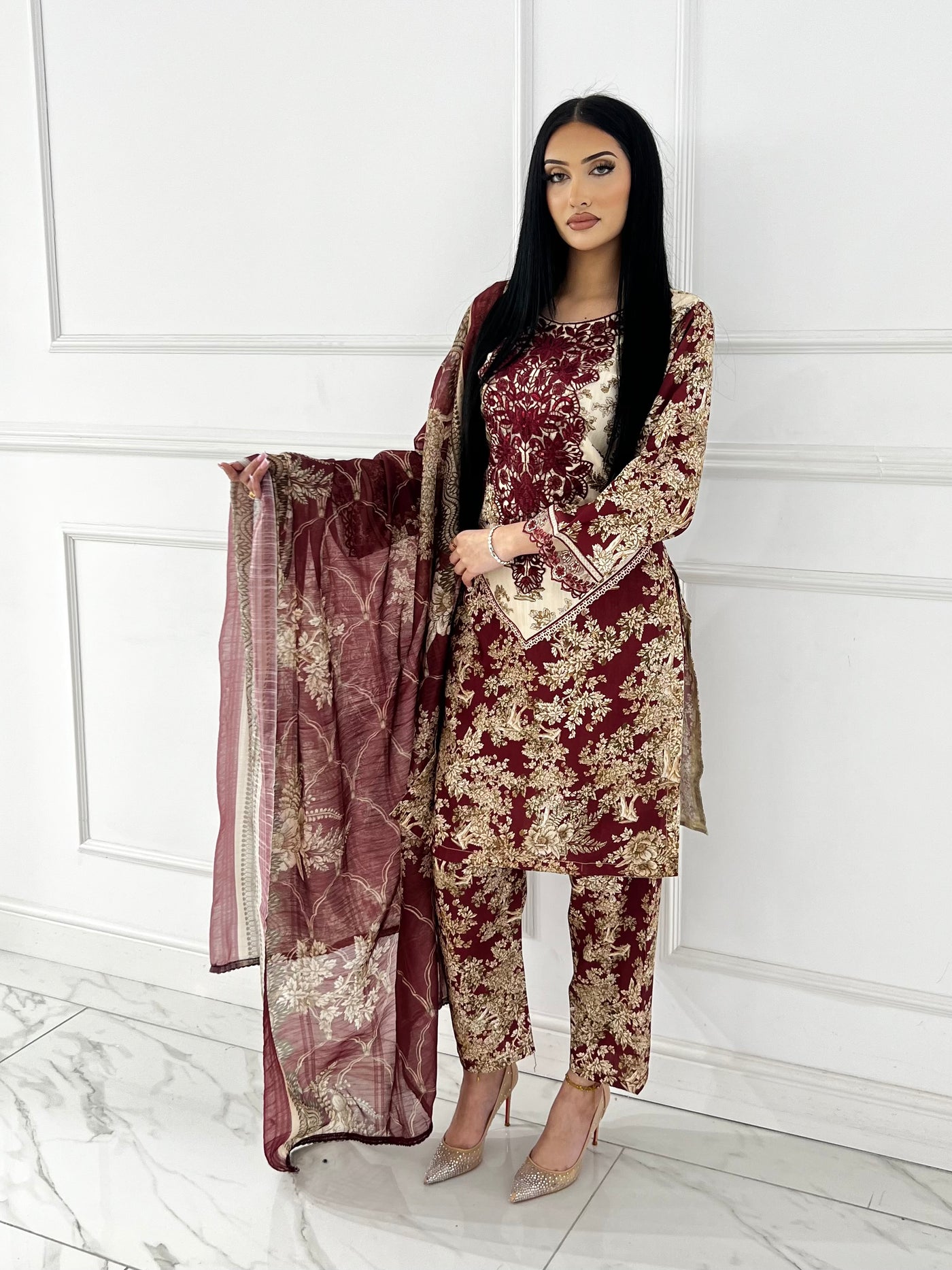 BPH-201 - Readymade Viscose Winter Suit - Memsaab Online