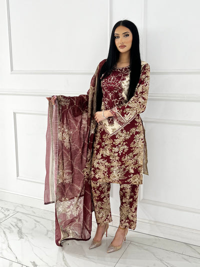 BPH-201 - Readymade Viscose Winter Suit - Memsaab Online