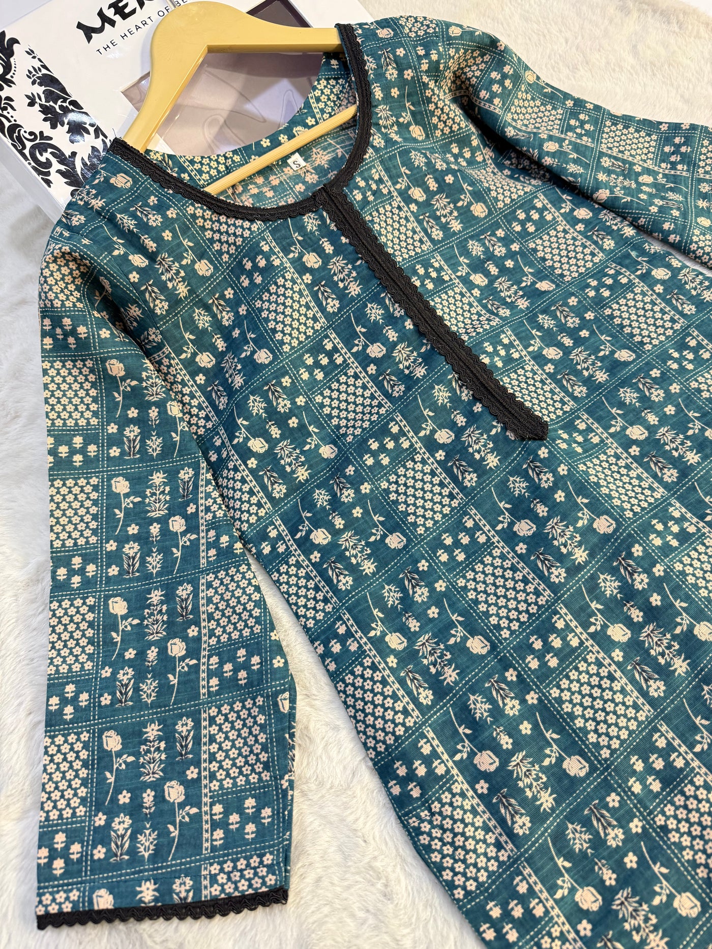 SLMN-23 Readymade Khaddar Co-ord - Memsaab Online
