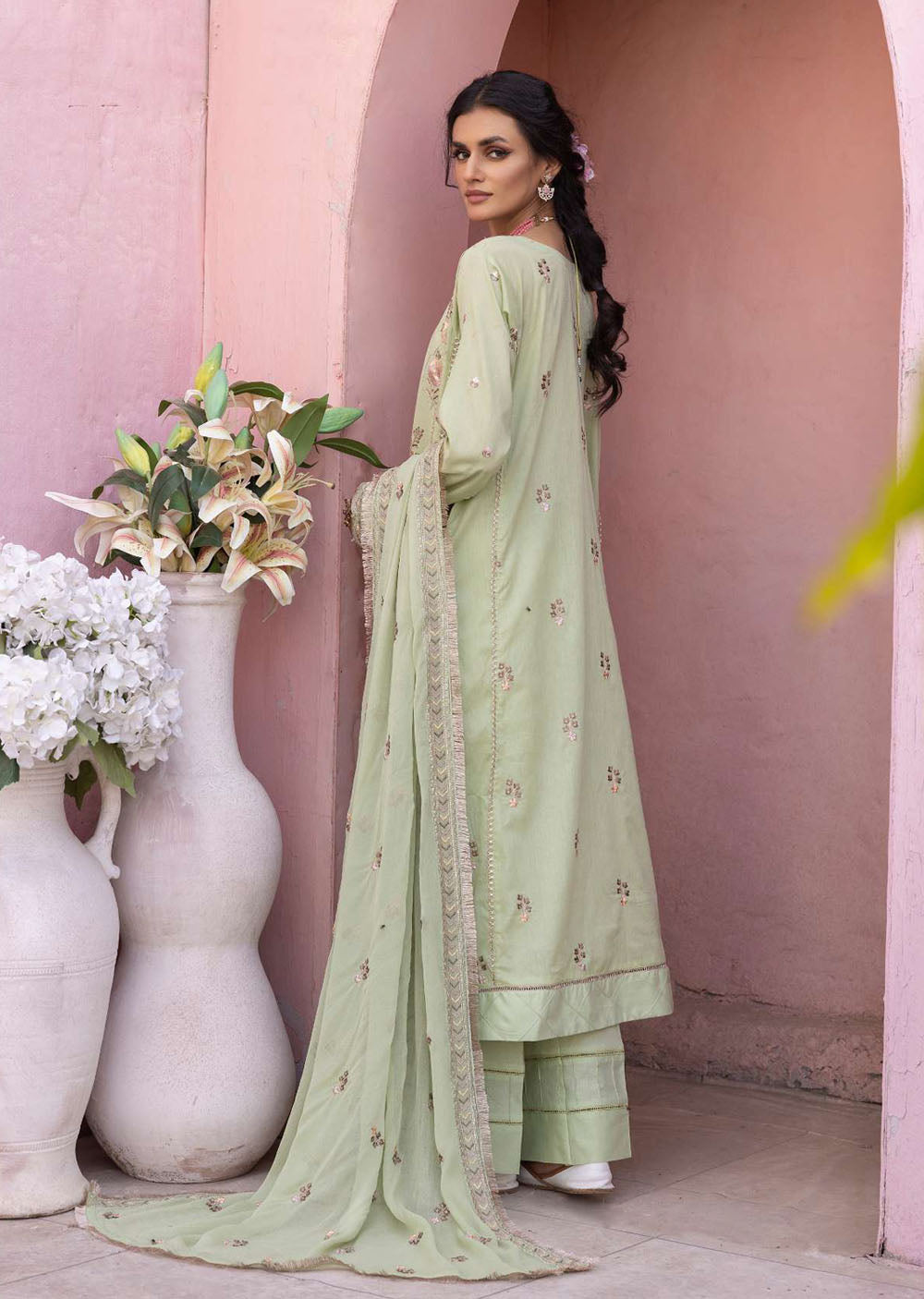 CEYDA - Readymade - Brocade Embroidered Lawn Collection 2023 - Memsaab Online