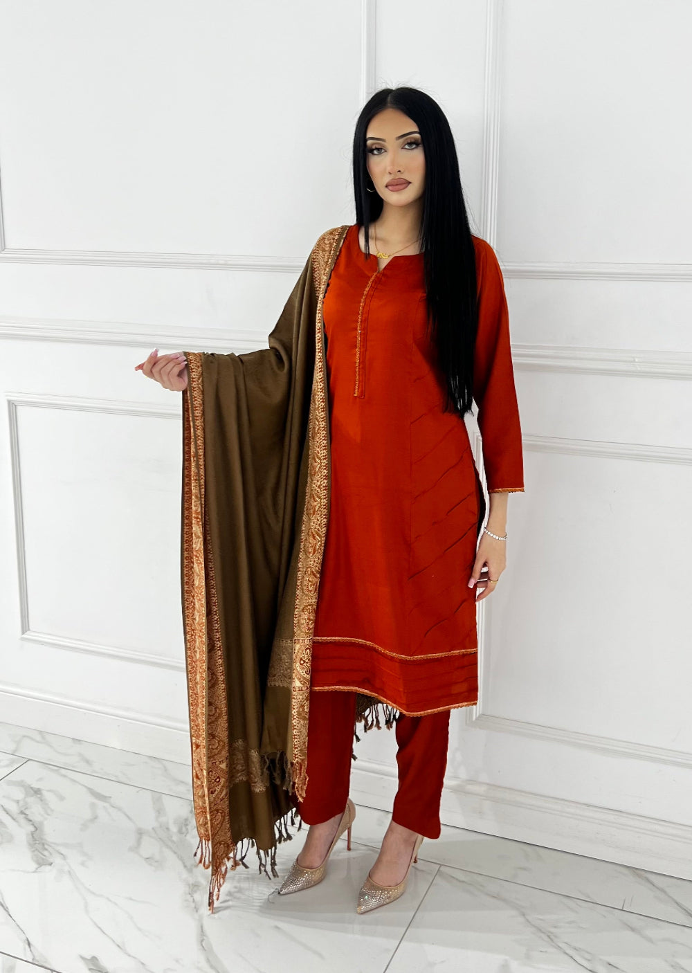 SLMN-50 Readymade Dhanak WINTER Colection 2025 – Memsaab