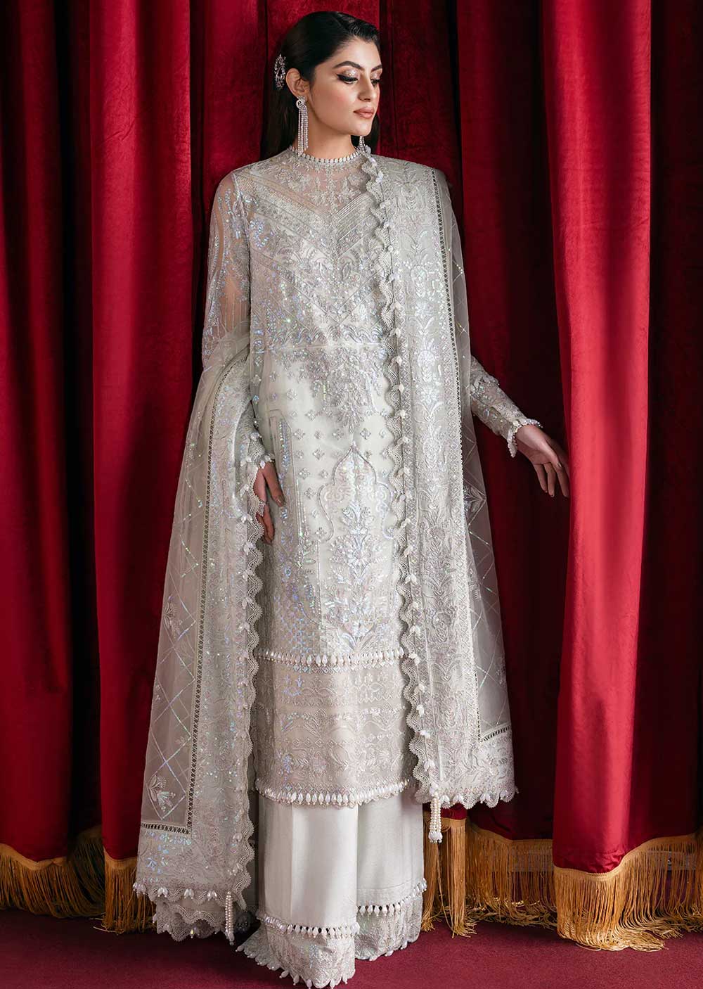 STR-06 - Chantilly - Unstitched - Starlet Collection by Afrozeh 2023 - Memsaab Online