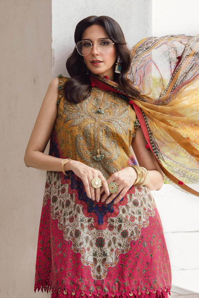 MPTR-2710-A Unstitched - Maria B MPRINTS Collection 2025 - Memsaab Online