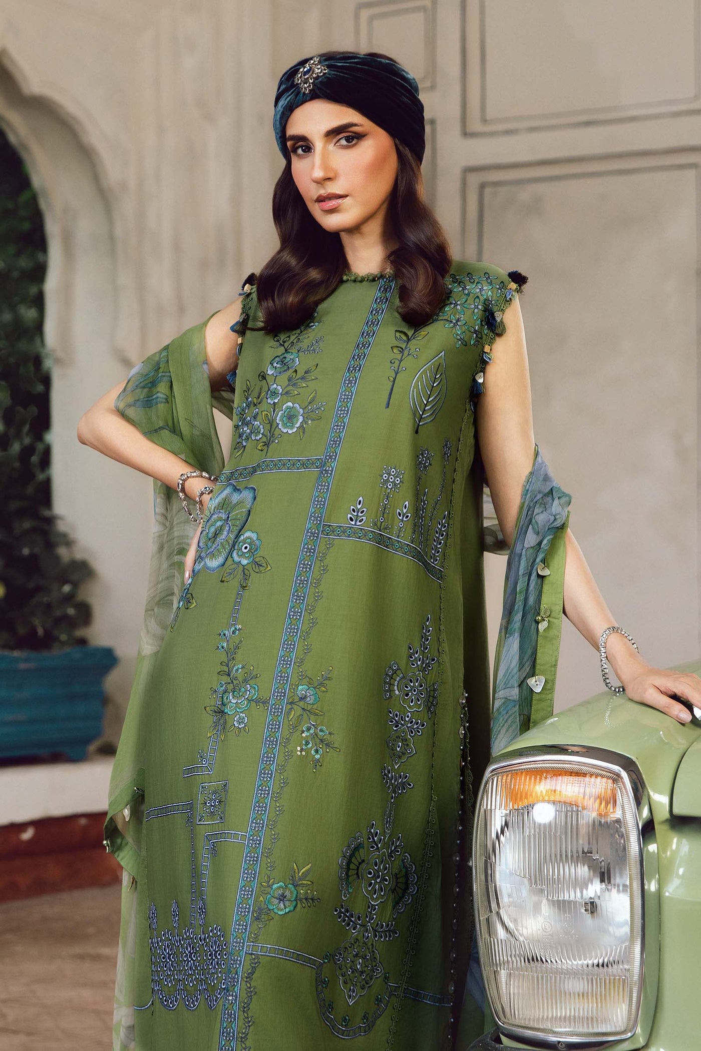 MPTR-2701-A -Unstitched - Maria B MPRINTS Collection 2025 - Memsaab Online