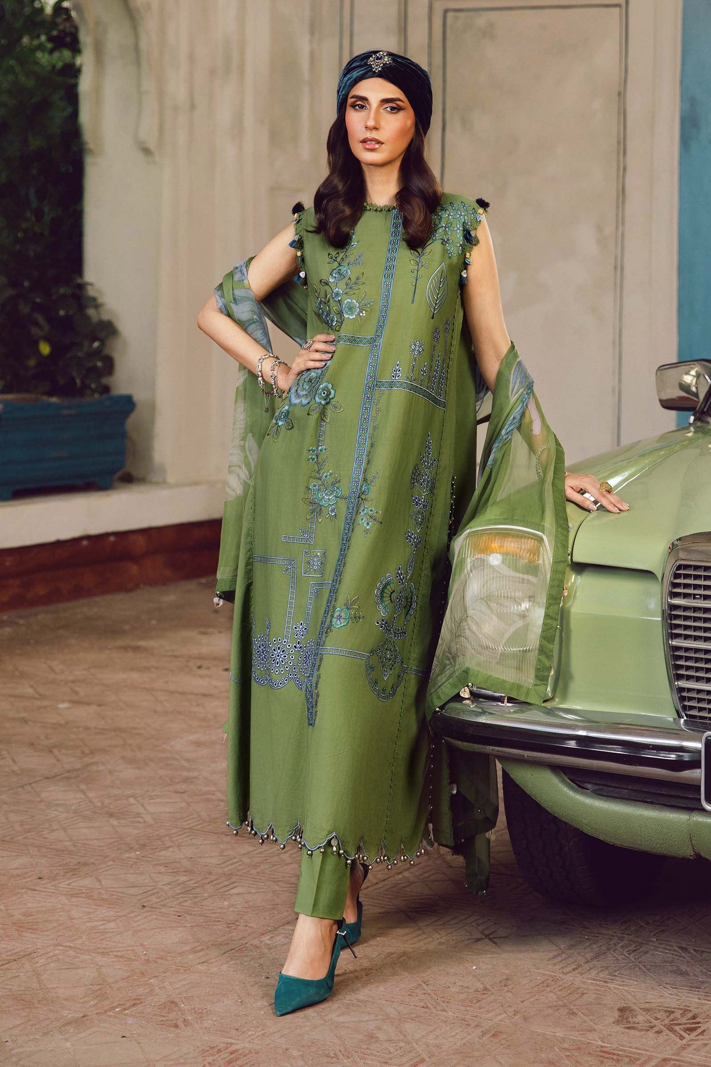 MPTR-2701-A -Unstitched - Maria B MPRINTS Collection 2025 - Memsaab Online